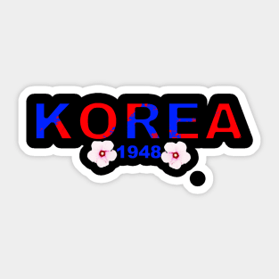 Korea 1948 Sticker